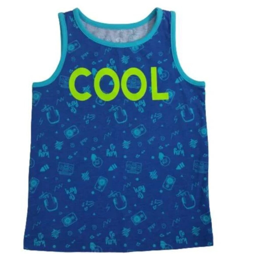 Okie Dokie Boys Blue Tank Top Size 4T